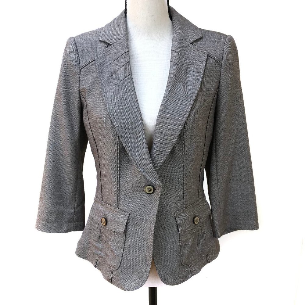 White House Black Market One-Button Blazer Size 2